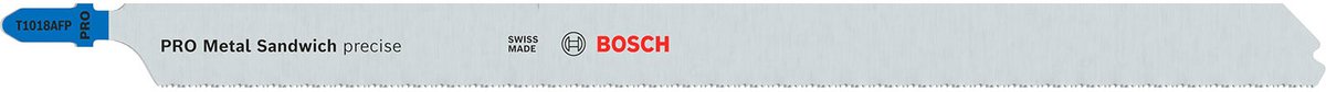 Bosch PRO Metal Sandwich Serie - Decoupeerzaagblad - T1018AFP - 250 mm - Bimetaal