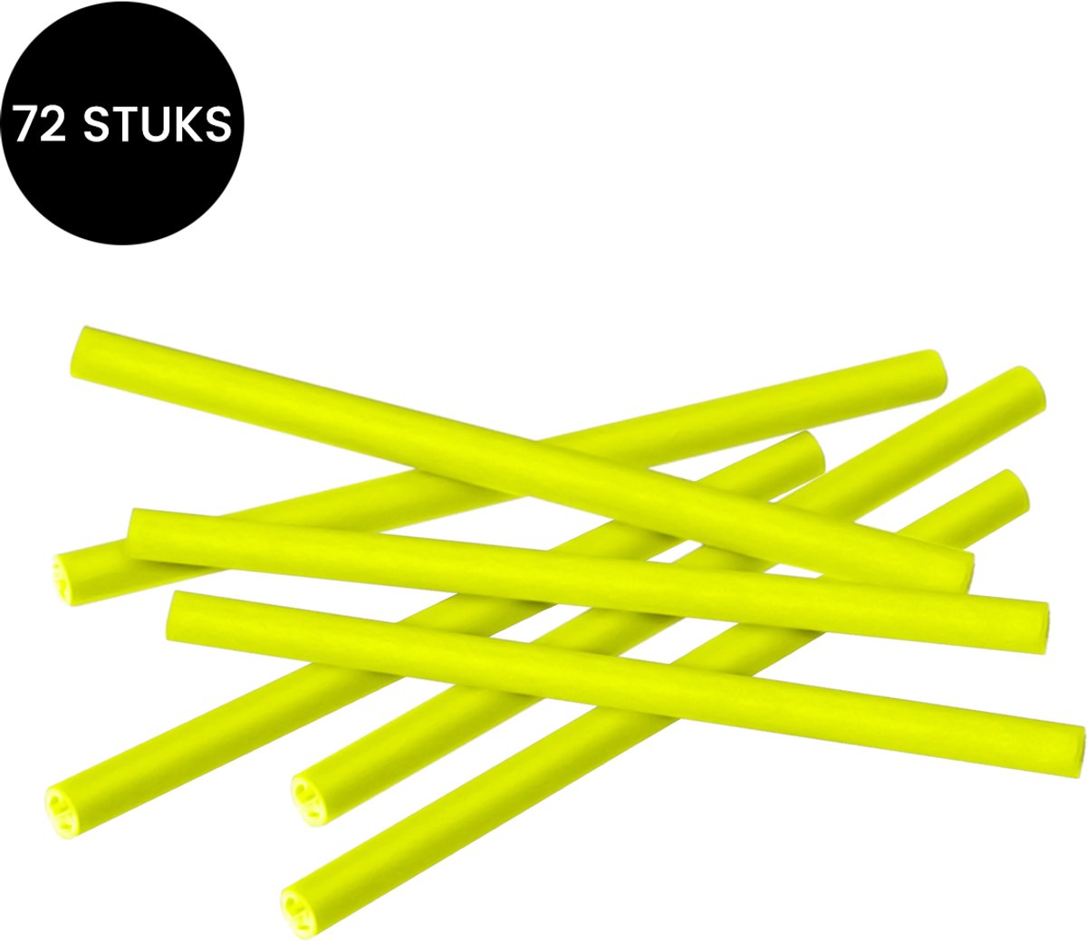 Purepeak Spaakreflectoren Set 72 Stuks - Spaakverlichting Kinderfiets - Spaakversiering - Geel