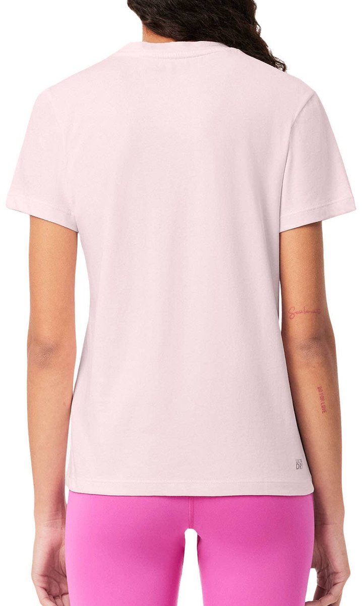 Camiseta Lacoste Tf9246 T03 Mujer Flamingo 34 Roze