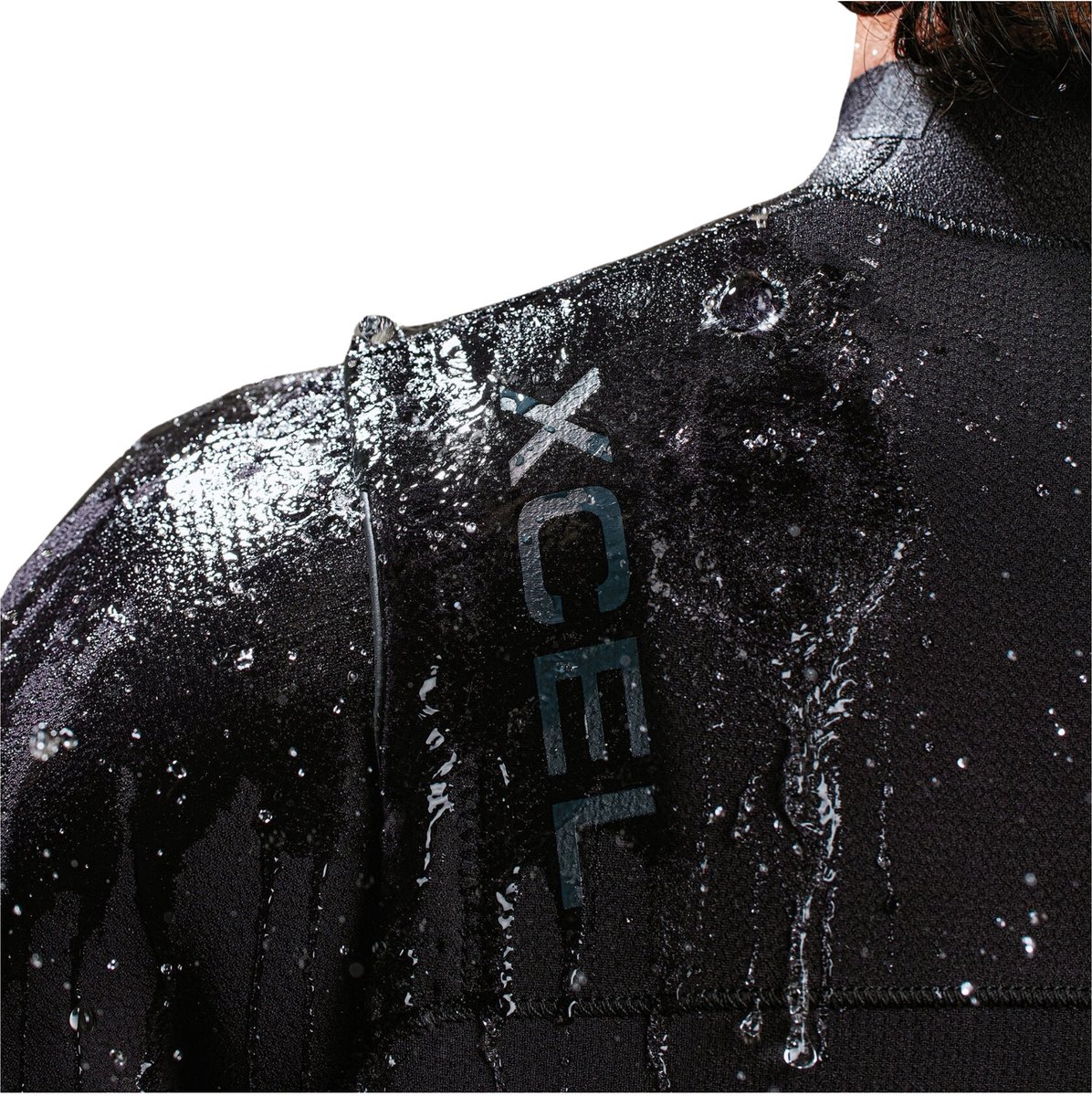2026 Xcel Heren Comp + 4/3mm Borst Ritssluiting Wetsuit - Bla