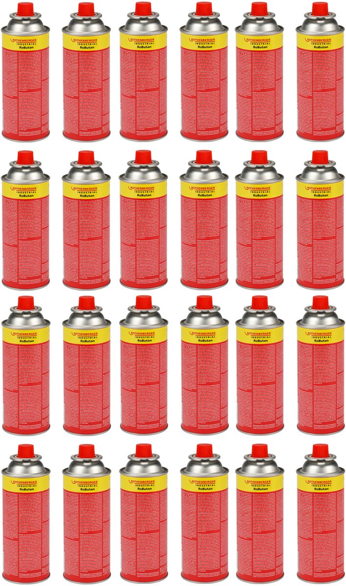 ROTHENBERGER industriële gas cartridge RoButan 220 g / 393 ml, ba...