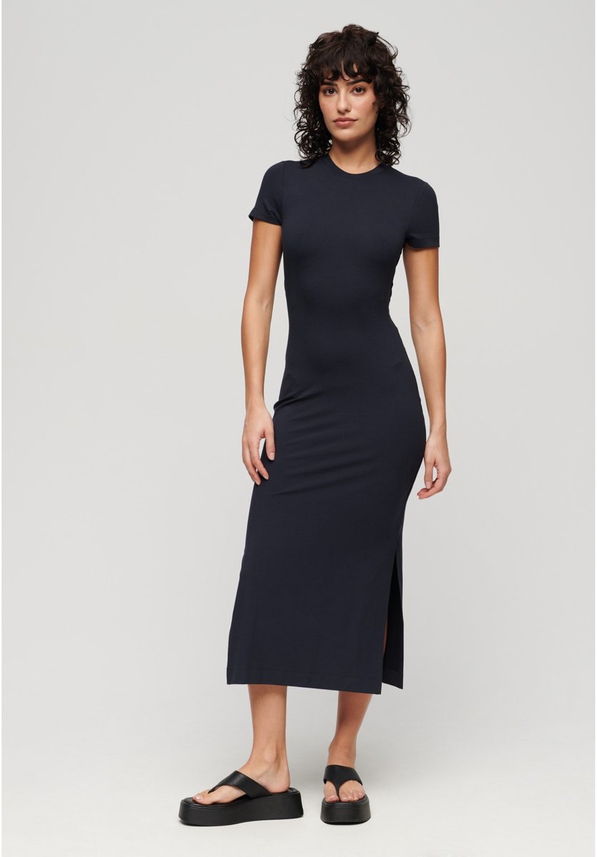 Superdry Marine midi overhemdjurk Blauw
