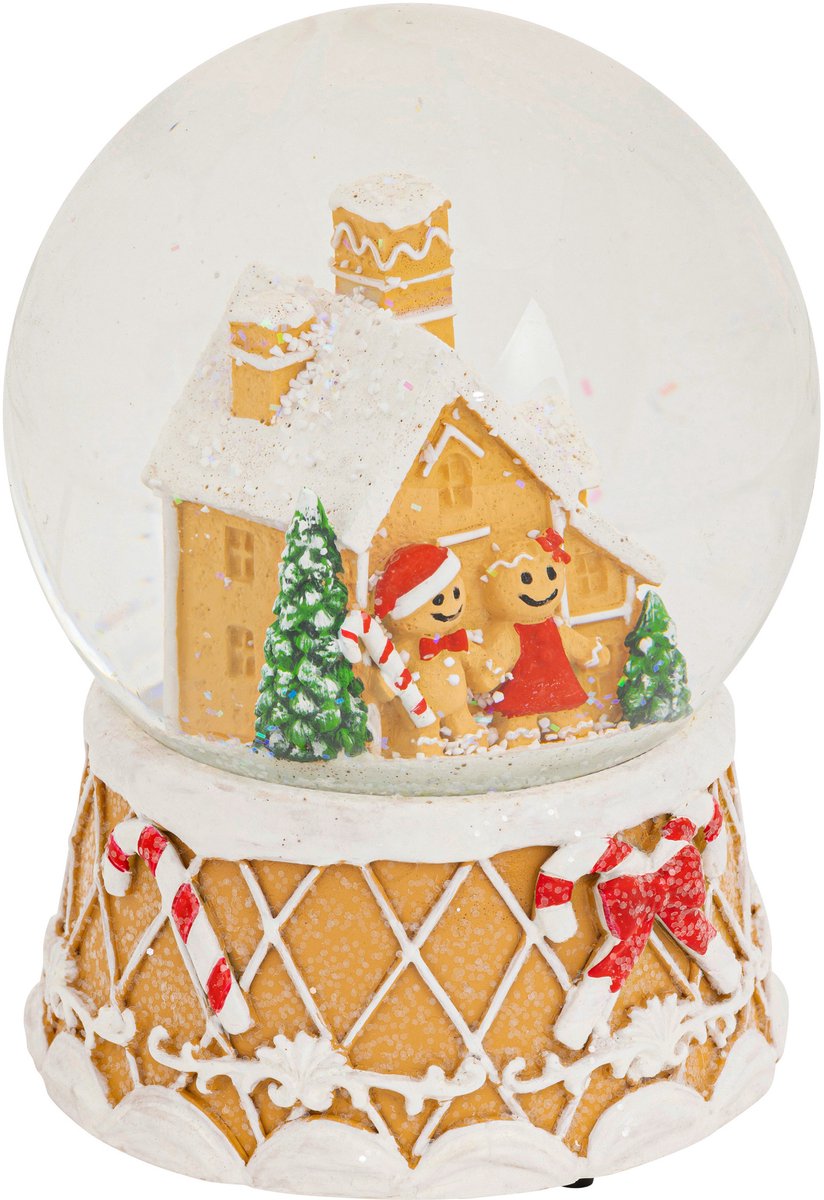Sneeuwbal, peperkoekhuisje, Ø 10 cm