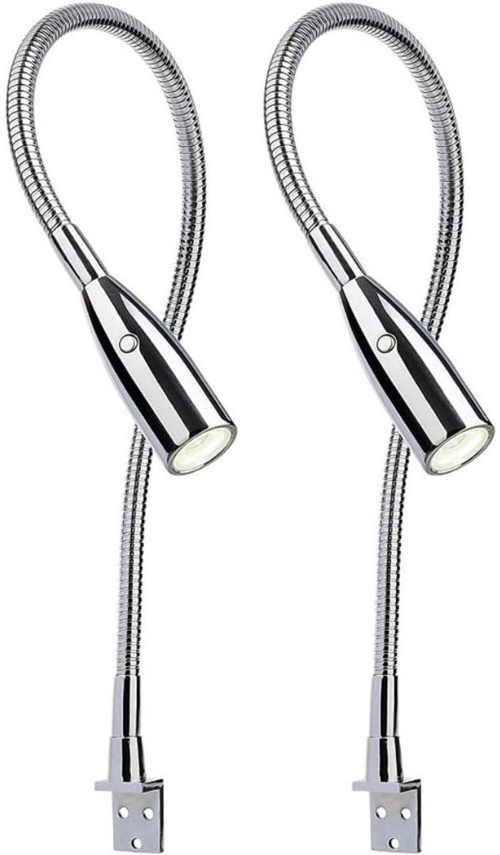 MKSS® Bedlampjes Hoofdbord - Leeslampjes - Bedlamp Slaapkamer Volwassenen - Zilver