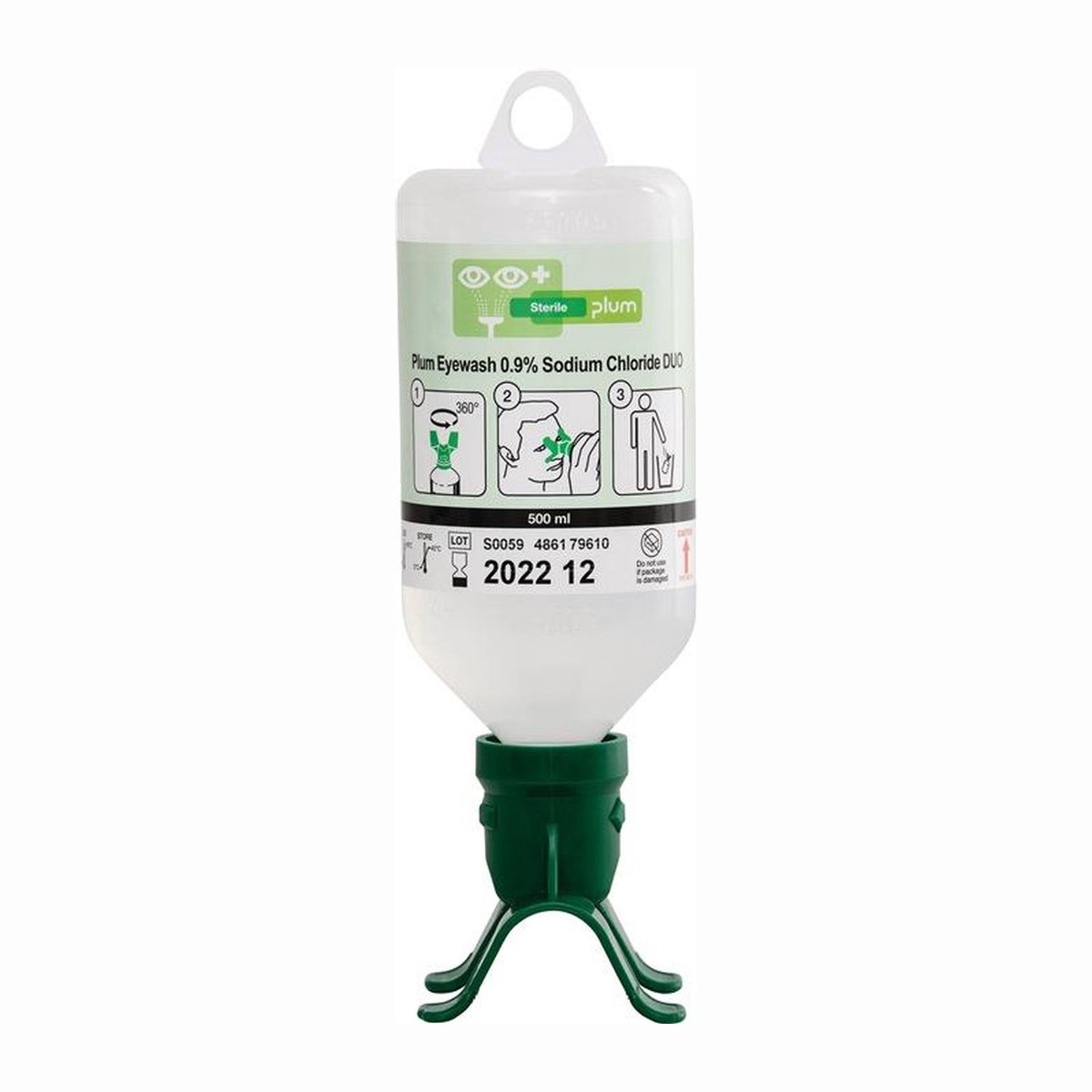 Plum DUO oogspoelfles 500 ml