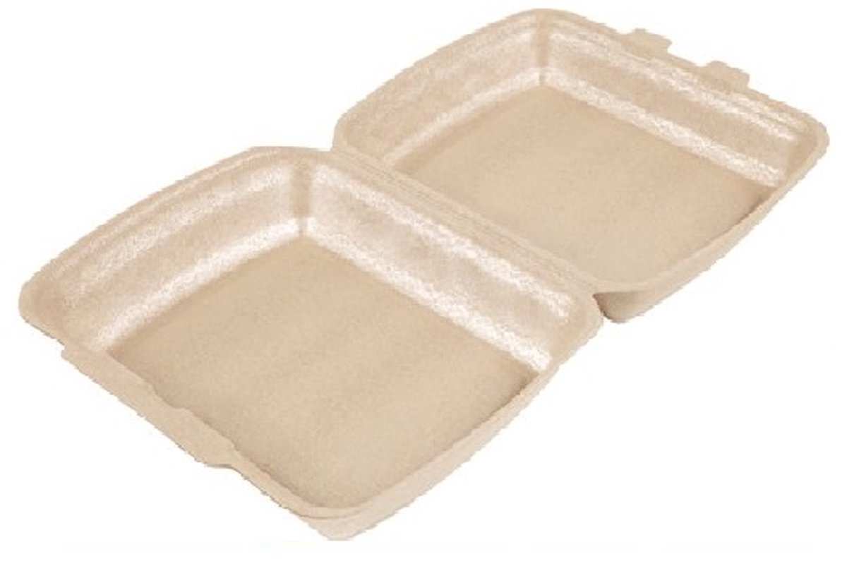 1vaks menubox - 125stuk - take away - bruin - RECYCLE ME! - IMES