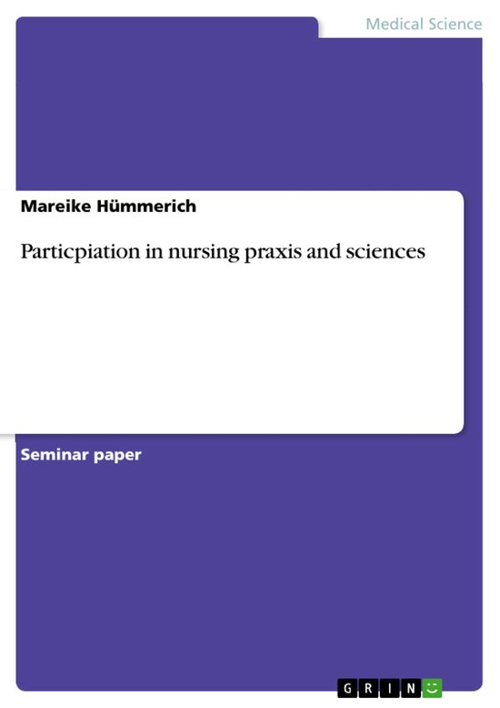 Particpiation in Nursing Praxis and Sciences - cover