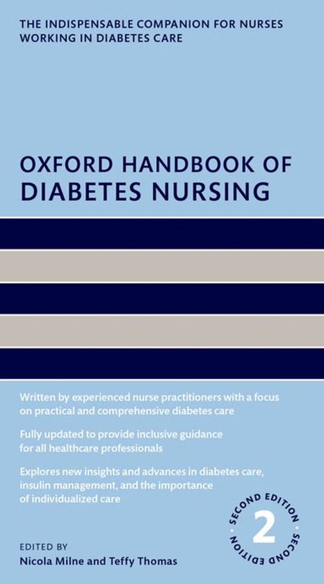 Oxford Handbooks in Nursing - Oxford Handbook of Diabetes Nu ... - cover