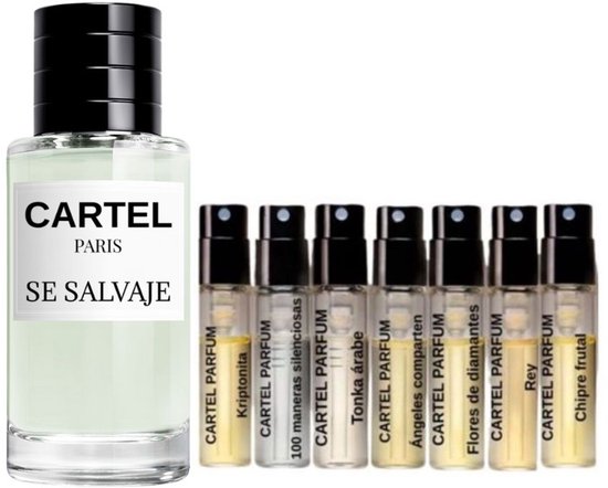 Se Salvaje 50 ML EDP Cartel Paris & 7x Cartel Paris EDP 2ML