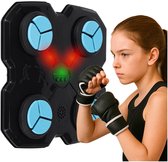 Music Boxing Machine, Musical Boxing Machine, PU Wall Boxing Training Equipment, LED Boxing Pad, Bluetooth, Lighting To The Rhythm Of Music. (42x42x7cm