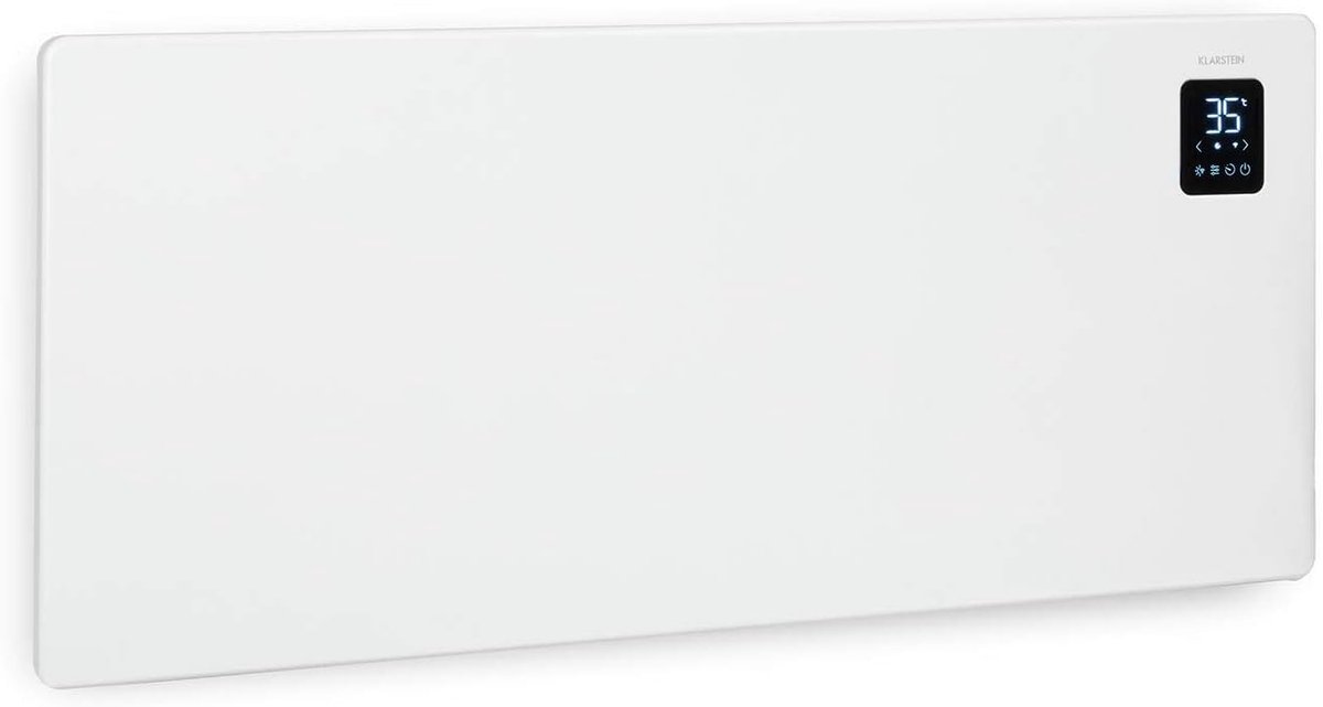Smart elektrische convectorkachel met wifi en led-display, 2500 watt, geschikt voor ruimtes tot 50 m²