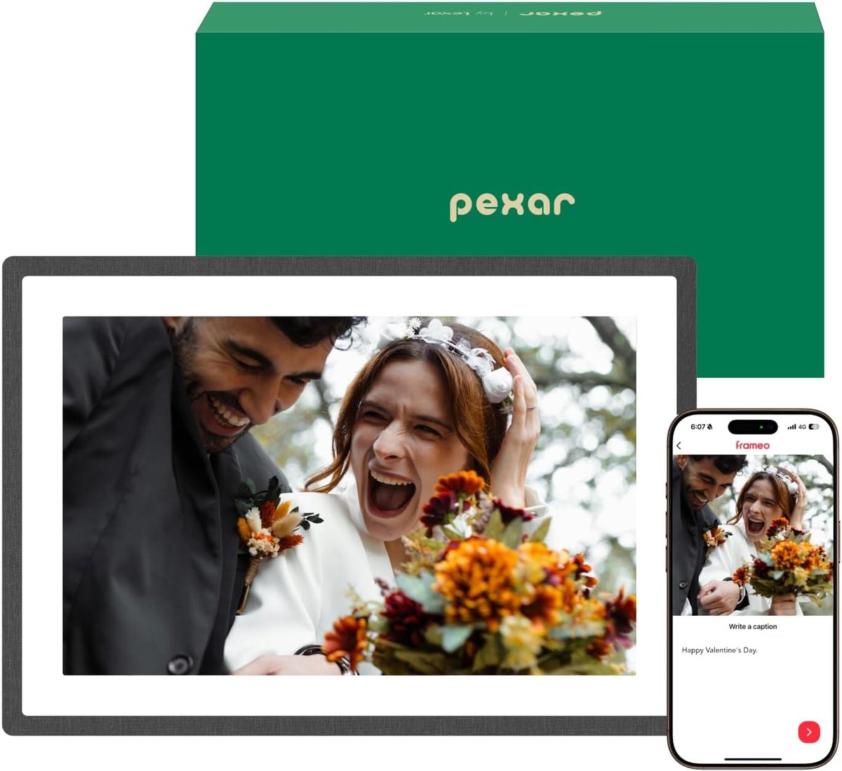 Digitale Fotolijst 10,1 Inch Touchscreen met WiFi en 32 GB Geheugen