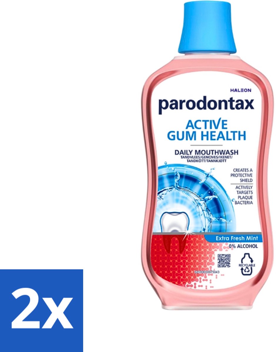 Parodontax - Mondwater - Extra Fresh Mint - 500ml x 2