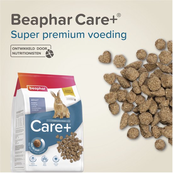 Beaphar Xtravital Care+ - Konijnenvoer - 1.5 kg