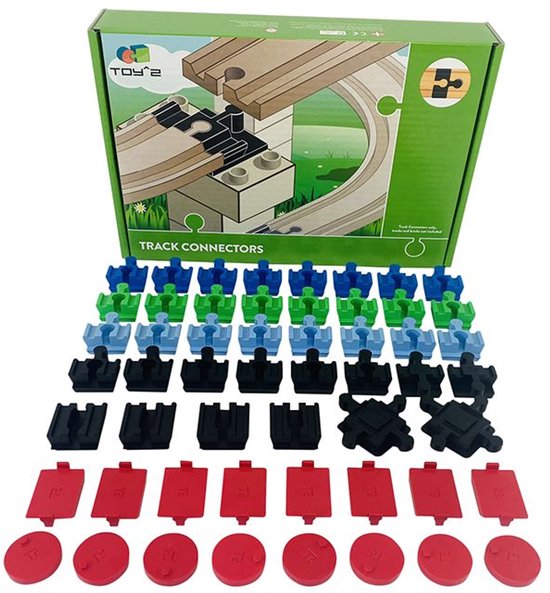 Toy2 bouwset speelgoed - Kindergarten Set 54 stuks - constructieplezier.