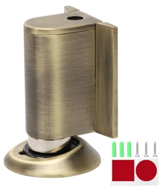 1 Stuk - Draai Deurstopper - Vouw Deurstop - Deurhouder Om De Deur Open Te Houden Antislip Rubberen Deurstopper Zelfklevend Of Schroefbaar Zware Deurstopper Voor De Onderkant Van De Deur Zwart