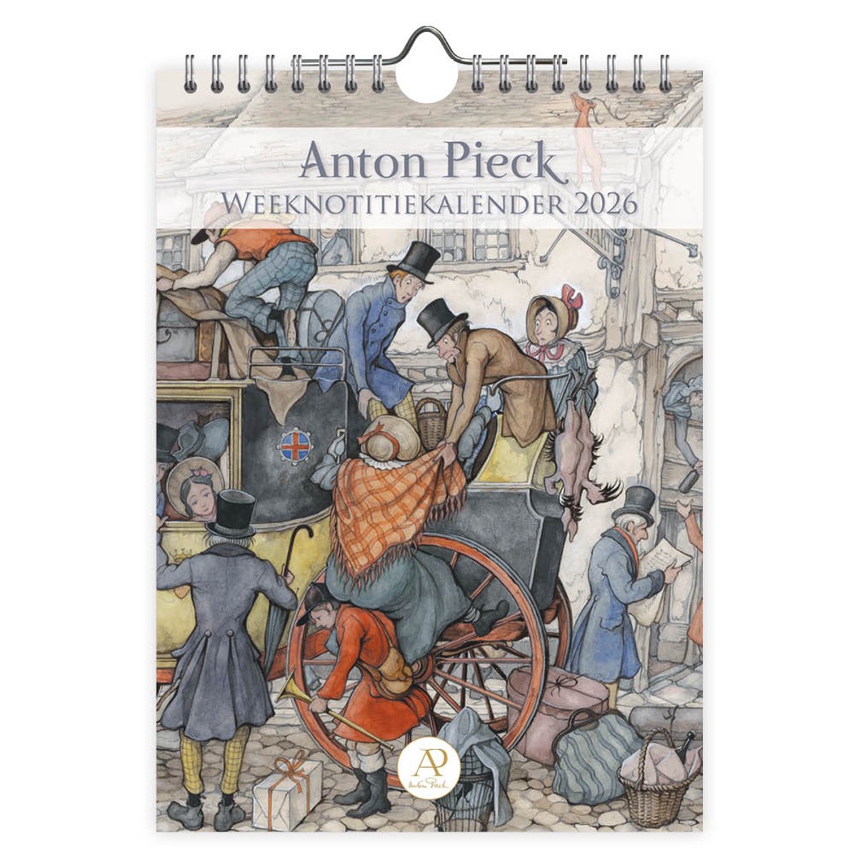 Anton Pieck weeknotitiekalender Postkoets - 2026