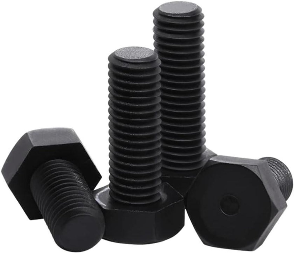 Provento - Nylon zeskantschroefbout zwart 10 stuks M10*30 mm voor bevestiging projekt DIY.
