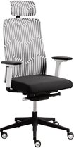 Vulkan Gear - Ergonomische Gaming Stoel 'Vesuvius' - Bureaustoel - Gamestoel - Gaming Chair - Bureaustoelen voor Volwassenen - Zwart/Wit