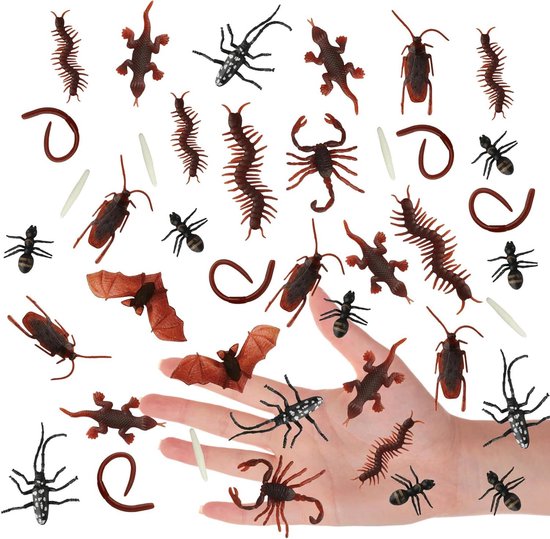 Nep schedels halloween | Set van 8 stuks voor decoratie