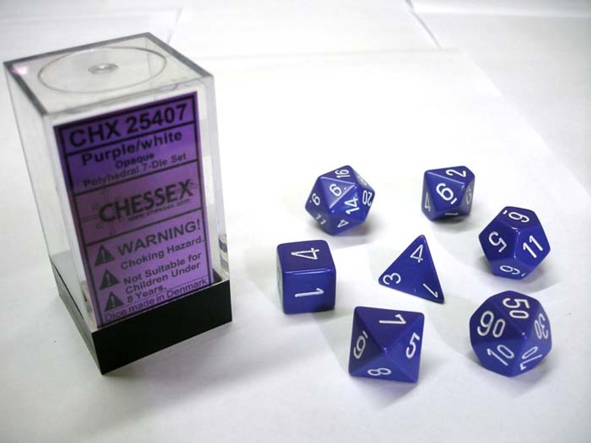 Dungeons & Dragons Dice Set Opaque