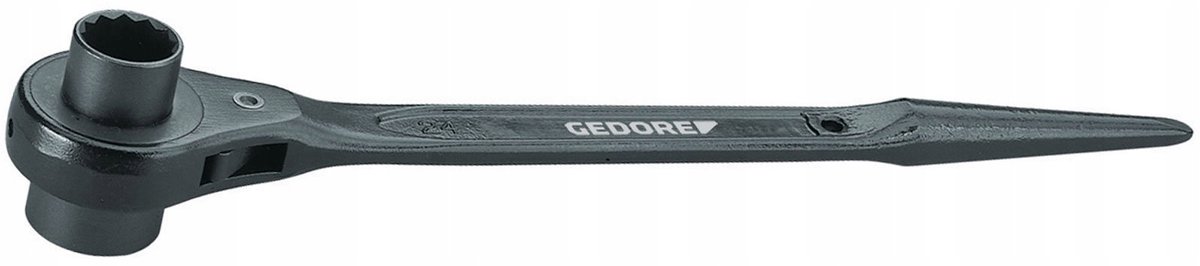 Gedore Ratelsleutel met dubbele ring 17x19 mm Staal - 315 mm