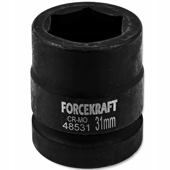 FORCEKRAFT Slagdop 1" 31mm 6-zijdig CrMo — afbeelding 3