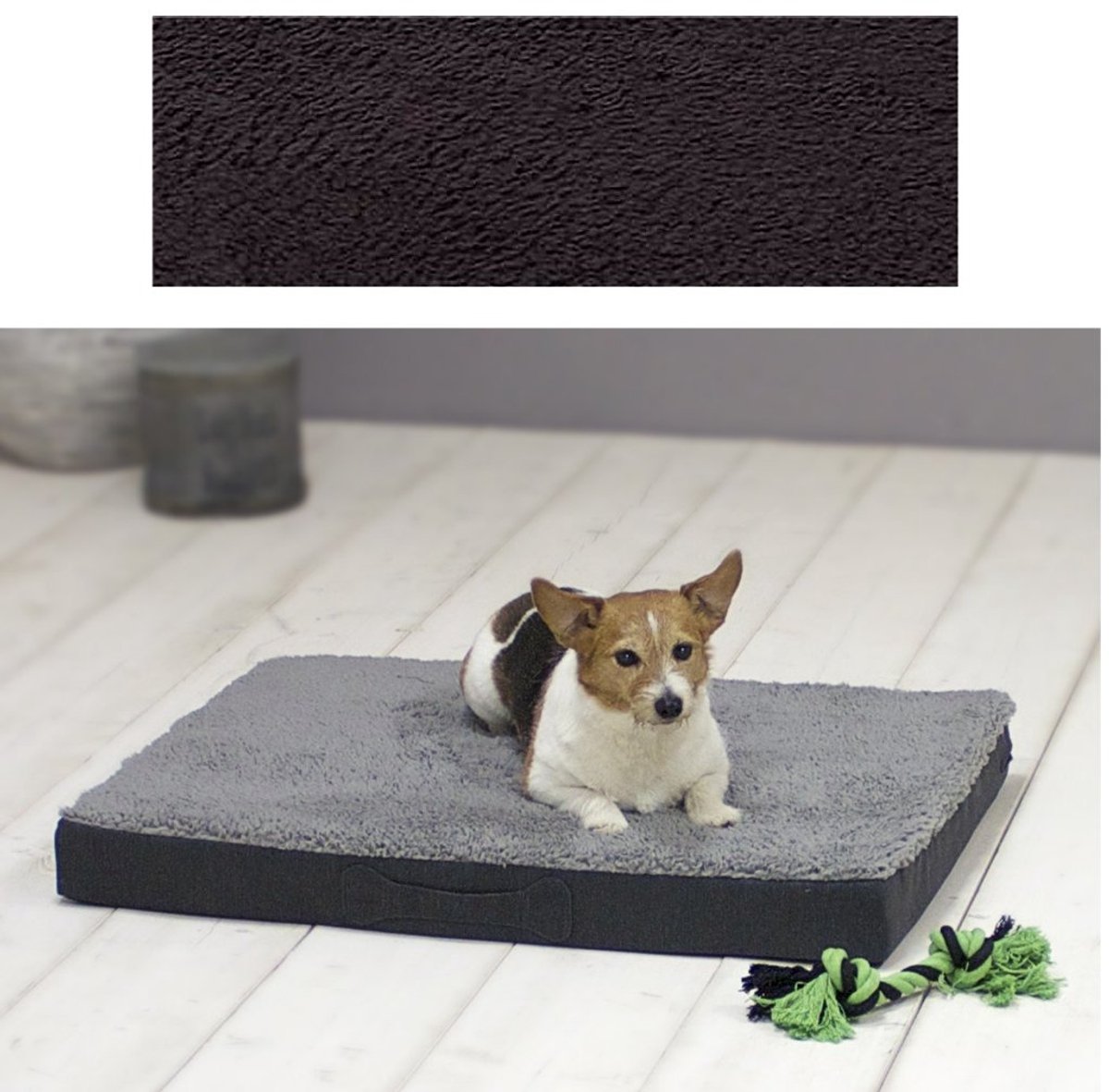 Bol.com Sun Garden Buddy Orthopedisch Hondenkussen 72X50X8Cm Antraciet aanbieding