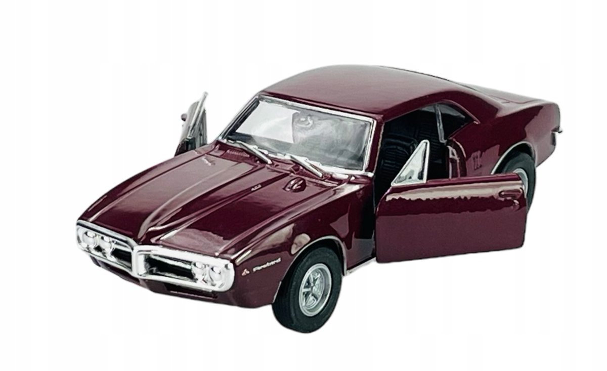 Welly 1967 Pontiac Firebird Rood Metaal Model 1:34 Speelgoedauto