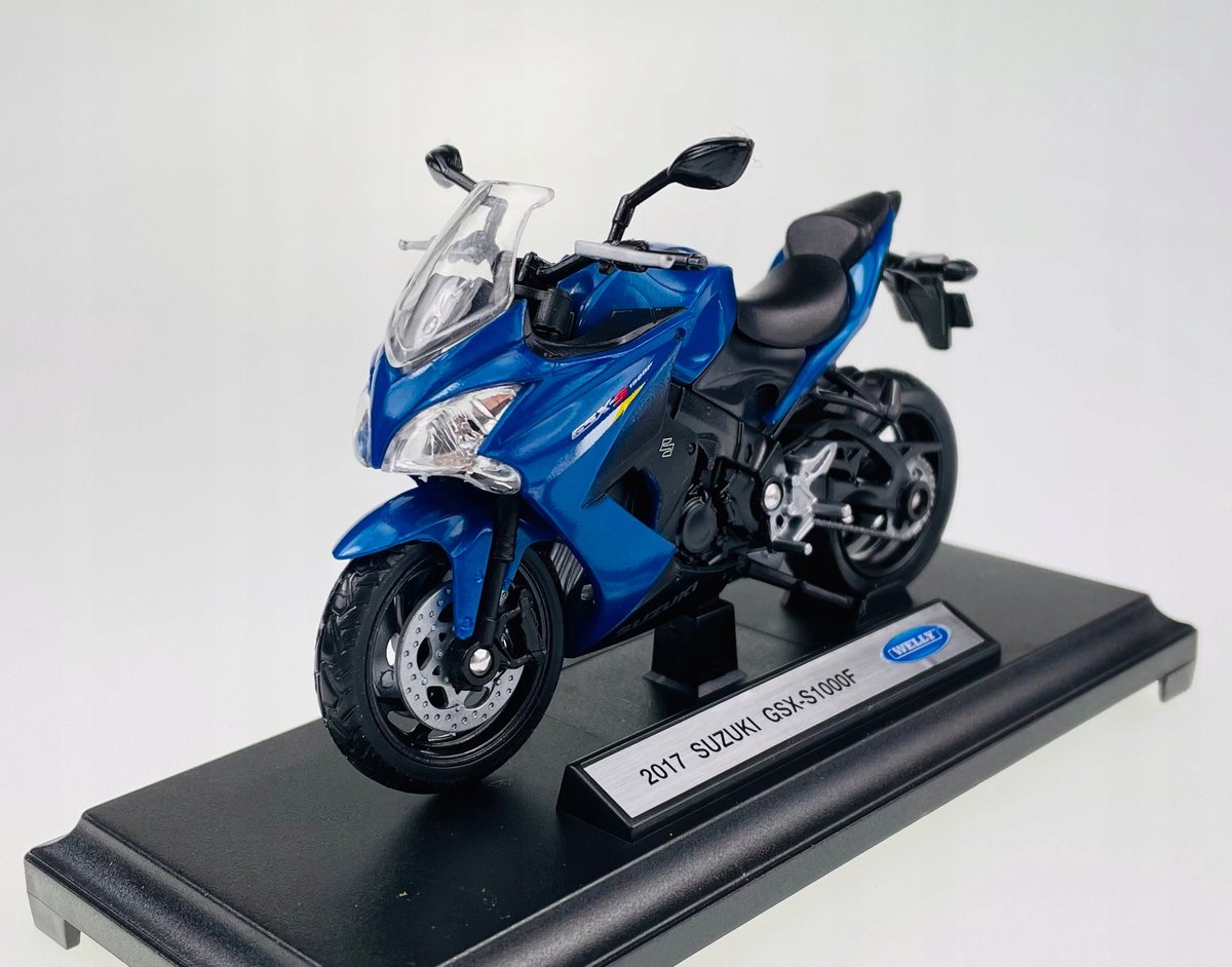 Welly 2017 Suzuki GSX-S1000F Motor 1:18 Model - Nieuw