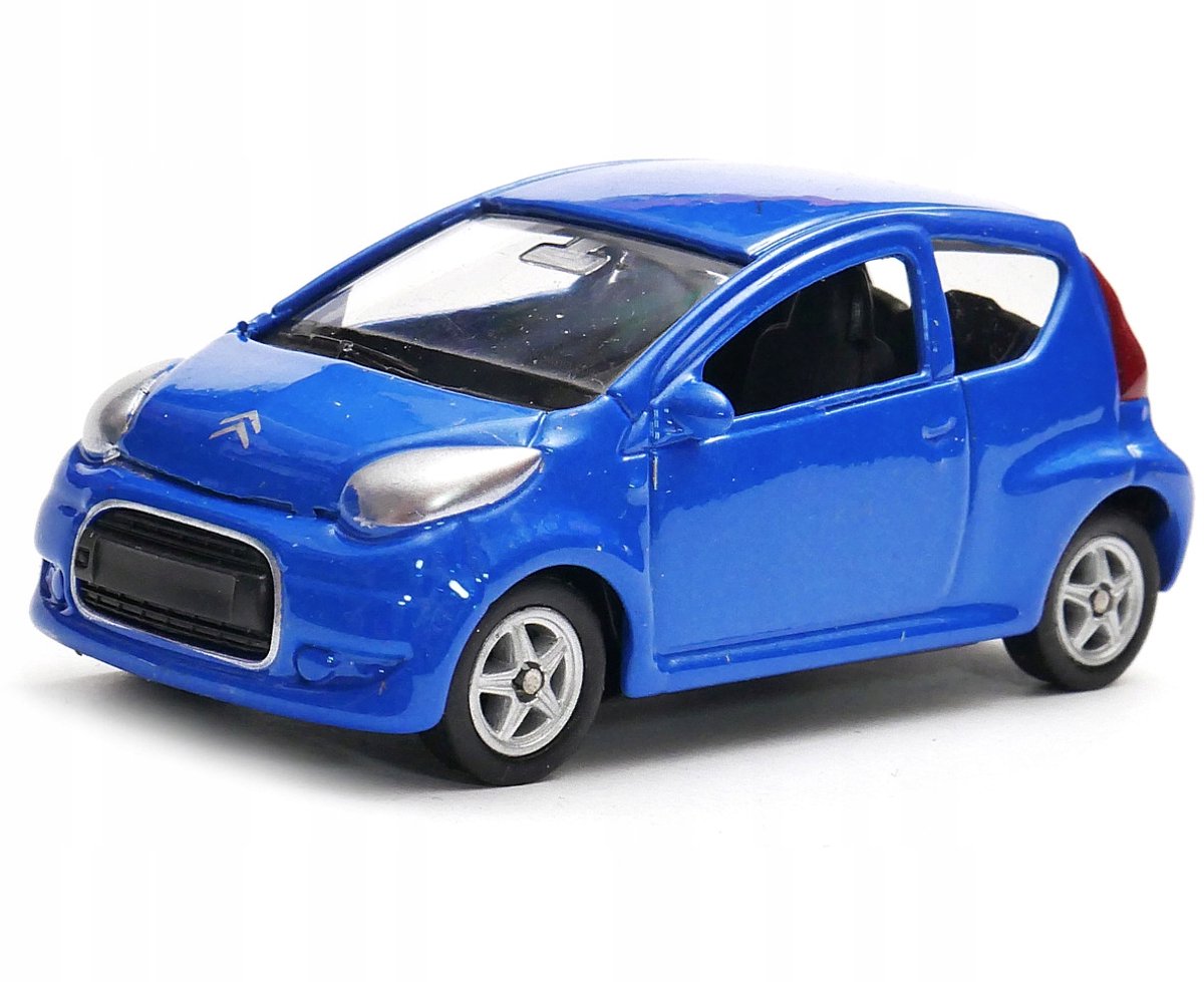 Welly Citroën C1 modelauto schaal 1:60 - Blauw