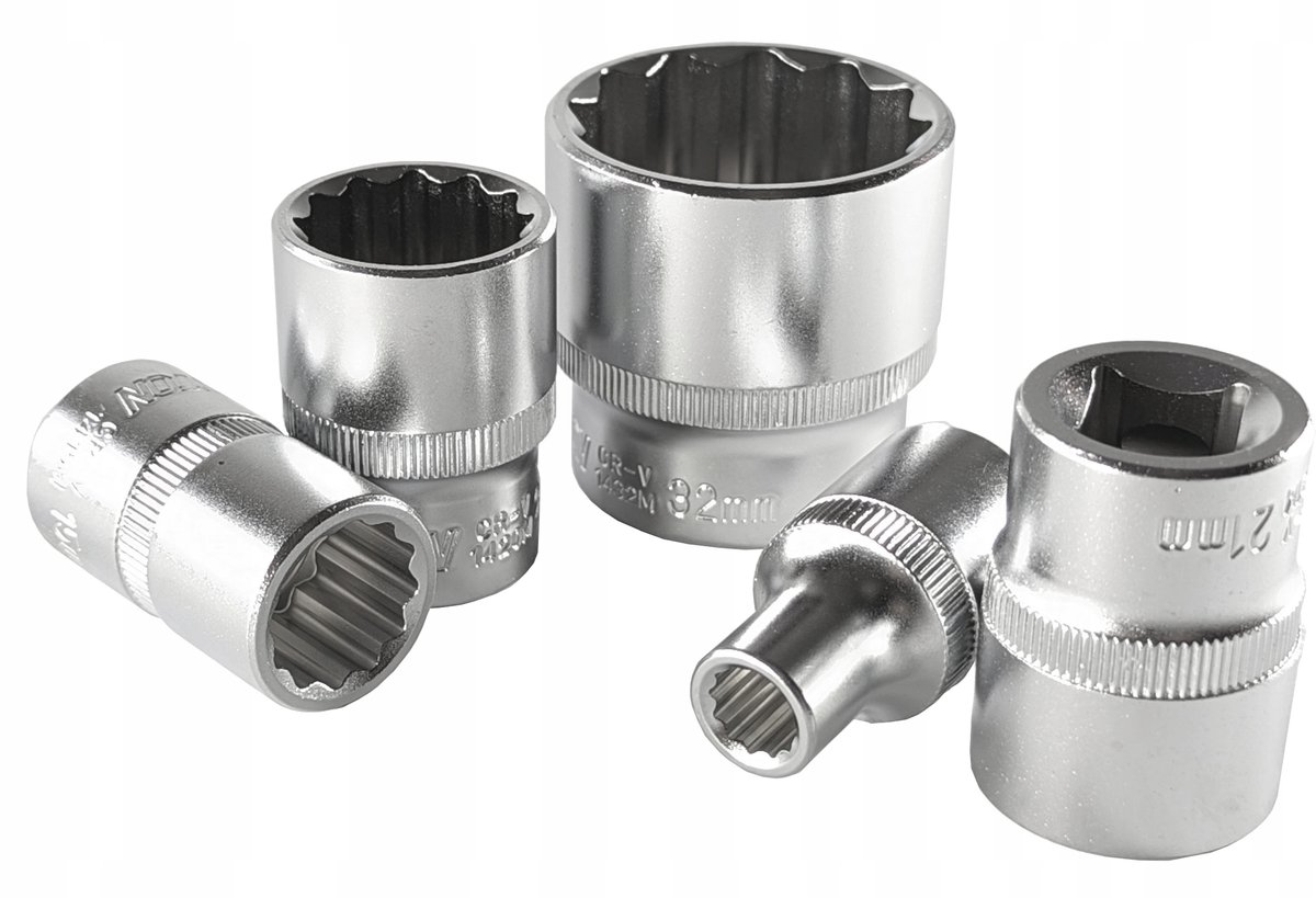 Honiton 1/2" 12-hoek dop 8-24mm, 22-delige set