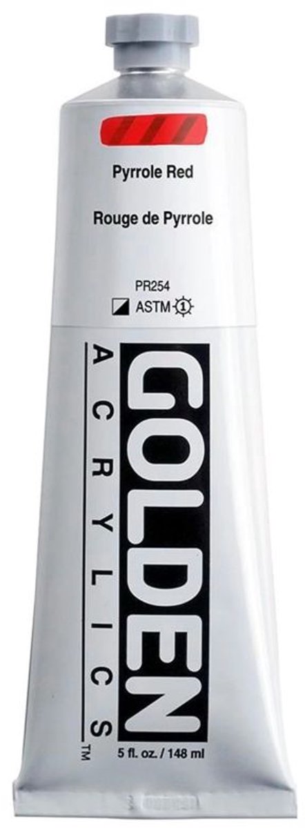 Golden Heavy Body Acrylverf Pyrrolrood 148 ml