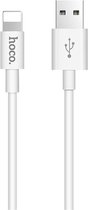 HOCO X23 Skilled USB naar Lightning 2.1A Snellader kabel 1 meter wit - voor Apple iPhone en iPad