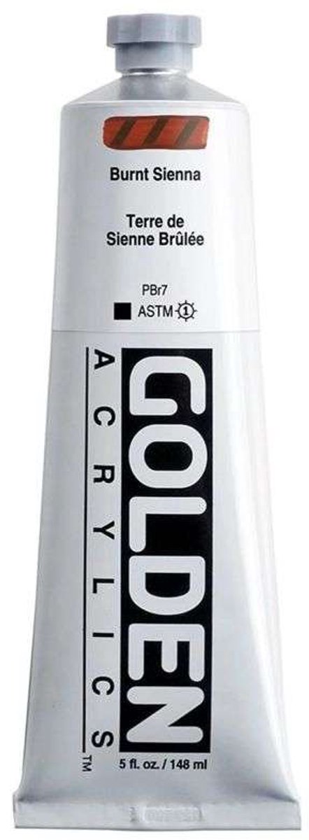 Golden Heavy Body Acrylverf Gebrande Sienna 148 ml
