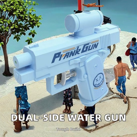 Prank Waterpistool – Dubbelzijdige Grap Water Gun met Omgekeerde Spray & Geheime Trekker – Zomer Speelgoed voor Kinderen en Volwassenen – Zwembad & Strand