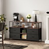 Modern TV meubel en dressoir - oud eiken en staal