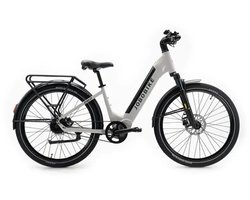 JOBOBIKE Dyno GT - Elektrische Fiets - 27,5 inch - 250W motor - Actieradius tot 90 km - 7 versnellingen - Hydraulische schijfremmen - Grijs