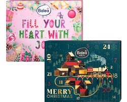 Balea Adventskalender 2025 Set voor Man en Vrouw | Twee adventskalenders voor 2025 - Balea Adventskalender en Balea Men Adventskalender 2025