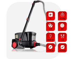 SCH® Tapijtreiniger machine - Tapijtreiniger - Tapijtreiniger apparaat - Zwart - 52cm x 28cm x 29cm