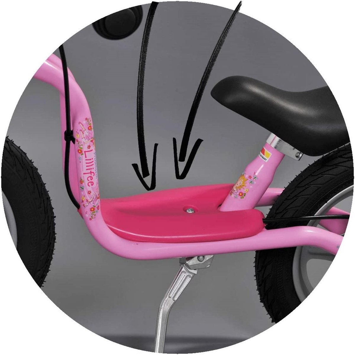 Puky loopfiets voor kinderen vanaf 2.5 jaar in Rood met Rem
