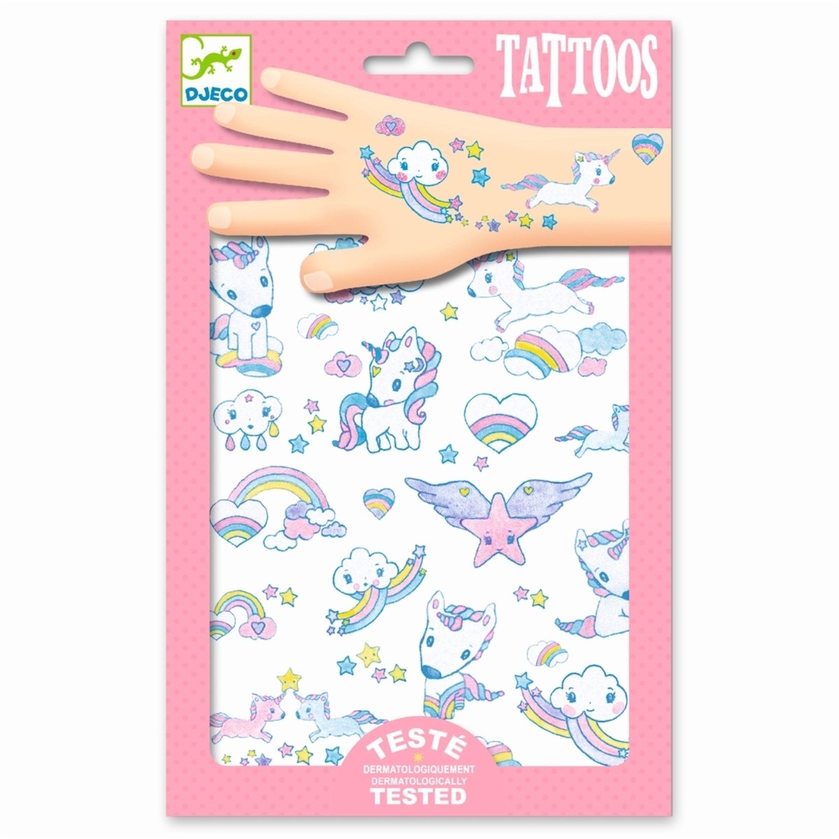 Djeco plak tattoos | eenhoorn | voor kinderen