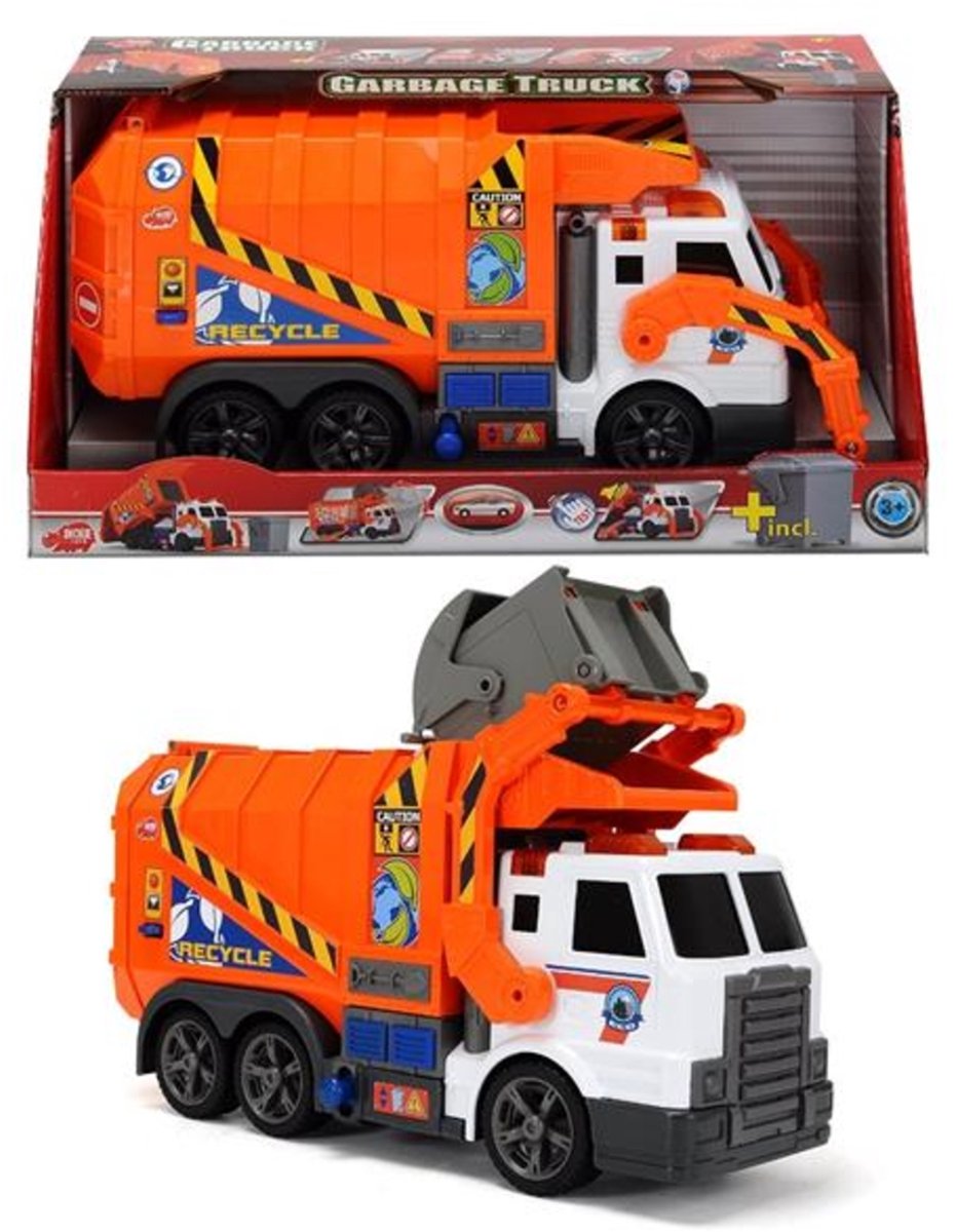 Dickie Toys Vuilniswagen - 46 cm - Geluid & Licht - Speelgoedvoertuig — afbeelding 11