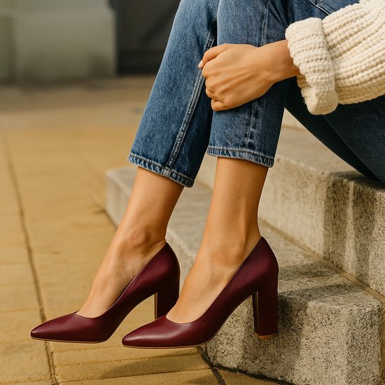 Noë Shoes Escarpin Nirma Bordeaux 36