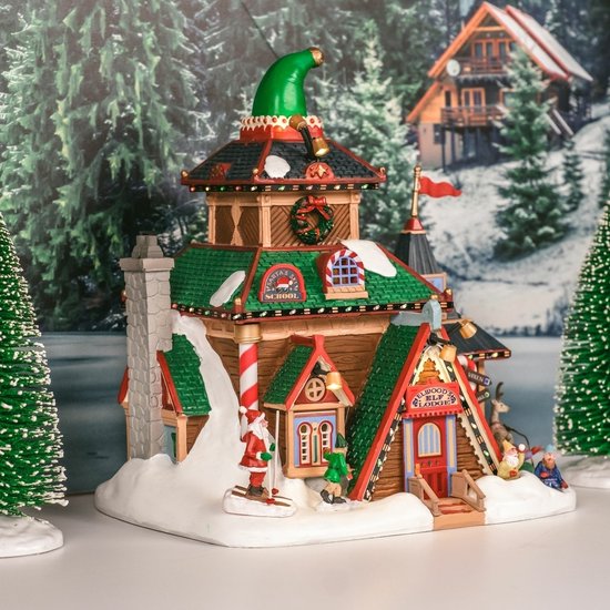 Lemax - Elwood's Elf Lodge