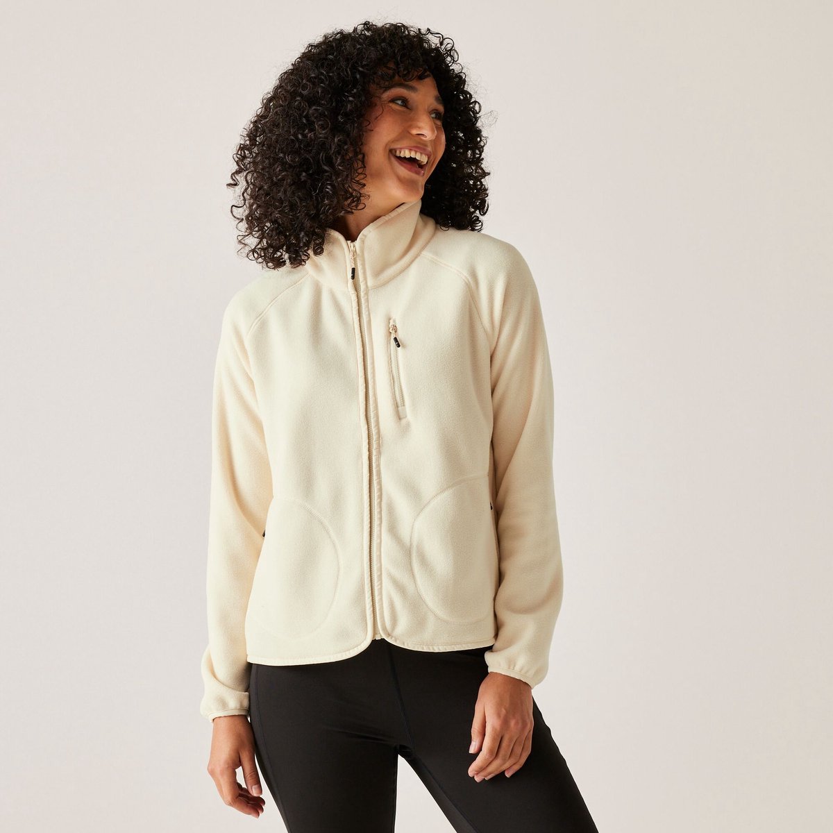 Dames Frankie Microfleece met volledige ritssluiting