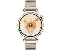 Huawei WATCH GT 6 41mm Goud | 14 dagen batterijduur – Nauwkeurige GPS & hartslagmeting – Innovatieve professionele fiets-tracking – Analyse van emotioneel welzijn – Compatibel met iOS & Android