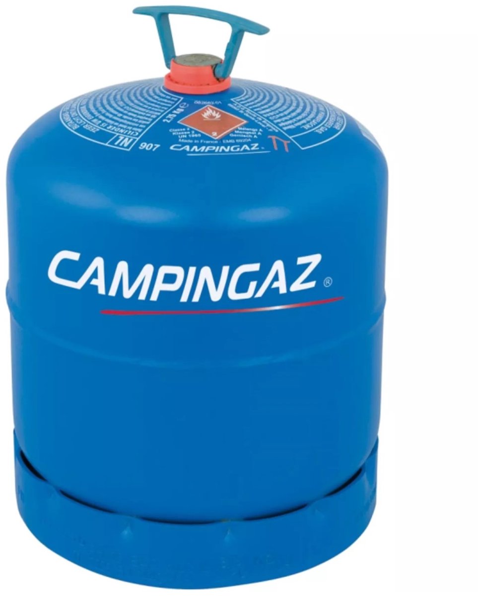 Campingaz 907 Navulbare Gasfles inhoud 2.75kg.
