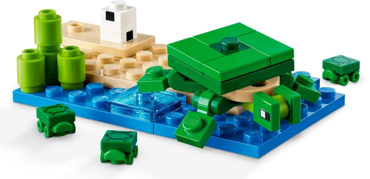 LEGO Minecraft Het schildpadstrandhuis Dieren Speelgoed voor Kinderen vanaf 8 jaar 21254 — afbeelding 22