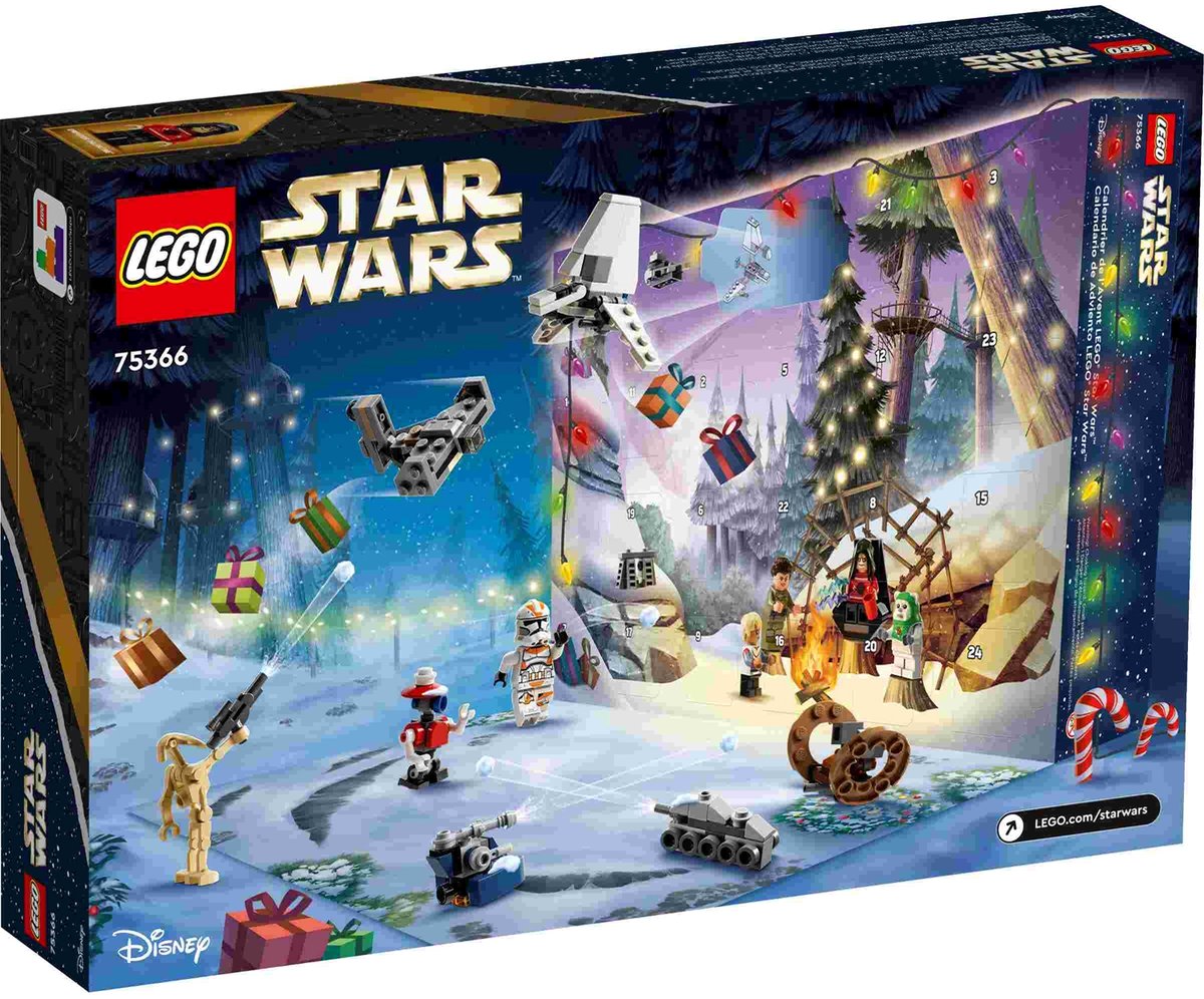 LEGO Star Wars Adventskalender 2023 Set met 24 Cadeautjes - 75366 – foto 6
